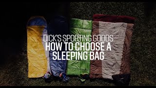 How to Choose a Sleeping Bag [upl. by Ursulina]