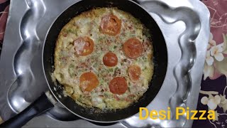 Pizza made out of Cheese and eggs  Three ingredients pizza [upl. by Aicilana193]