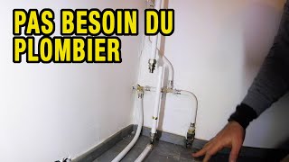 Plomberie multicouche avec raccords à visser et peu doutils [upl. by Roy]