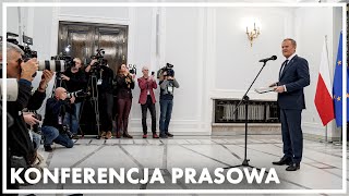 Konferencja prasowa przewodniczącego Donalda Tuska [upl. by Sedecrem900]