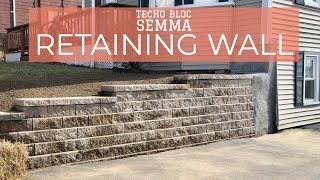 Techo Bloc Semma Retaining Wall [upl. by Anes]