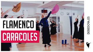 Aprendemos los caracoles en la clase presencial de Flamenco [upl. by Zantos255]