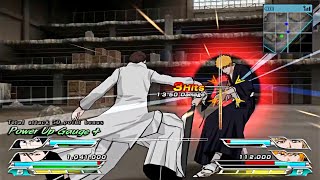 Aizen Sosuke and Uryu Ishida Vs Ichigo Kurosaki and Shinji Hirako  Bleach Versus Crusade [upl. by Ayotel548]