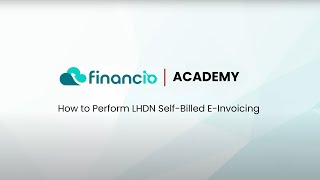 How to Perform LHDN Self Billed E Invoicing [upl. by Cornell]