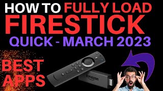 JAILBREAK FIRESTICK IN FEBRUARY 2023  BEST FULLY LOADED FIRESTICK 1 APP STORE UPDATED [upl. by Gaelan]