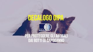 Botti di Capodanno ecco le dieci regole dellOipa per gli animali [upl. by Eirrehs]