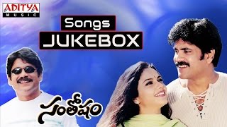 Santosham సంతోషం Telugu Movie Full Songs Jukebox  NagarjunaShriya Saran Gracy Singh [upl. by Disario]