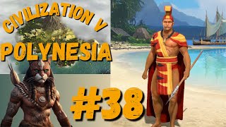 Civ V Deity Lets play Polynesia 38 The Great Firewall [upl. by Eimmat]