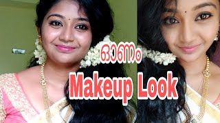 Onam Makeup Look 2018For Long Lasting Simple Makeup LookMalayali MakeupSimplyMyStyle Unni [upl. by Navanod652]