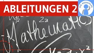 Ableitungsregeln 2  Produktregel Quotienten Kettenregel  Beispiele einfach erklärt  Analysis [upl. by Kentiggerma897]