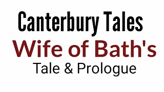 Canterbury tales  Wife of Baths Tale and Prologue in Hindi [upl. by Marinelli247]