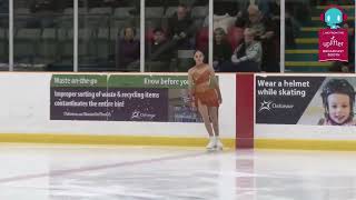 Madeline Schizas SP Skate Ontario Sectional Championships 202425 [upl. by Ramo]