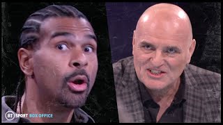 quotTyson makes him quit and cryquot John Fury and David Haye argue about Wilder v Fury 2 tactics [upl. by Roer503]