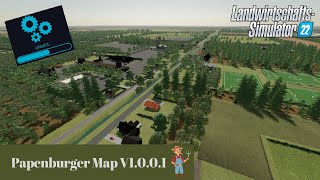 LS22 Mapvorstellung II Papenburger Map V1001 UPDATE PCMAC [upl. by Ilana102]