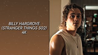 Billy Hargrove 4K scenes  Stranger Things S02 [upl. by Kcirdec518]