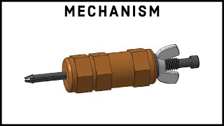 Mechanism 3  Cleco Fastener Wing Nut [upl. by Rosati417]