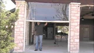 Clear Plastic Vinyl Patio Curtains amp Walls [upl. by Triny]