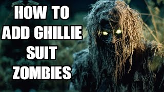 How To Mod In amp Add Ghillie Suit amp Hood Wearing Infected Zombie On DayZ Community Server PC Console [upl. by Brozak]