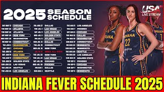 2025 Indiana Fever Schedule Release Trailer [upl. by Asaert]