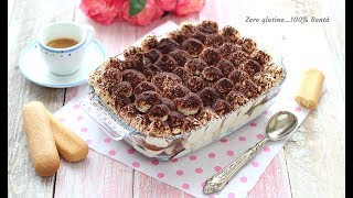 TIRAMISU con CREMA SENZA UOVA veloce e goloso [upl. by Admana]