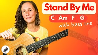 Learn STAND BY ME by Ben E King  EASY GUITAR lesson [upl. by Curtis]