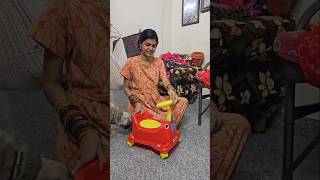 Mini vlog 27  cmt for link meesho la papa kaga 300 rs ku vanguna potty seat  abivlogs Abi vlogs [upl. by Tamar]