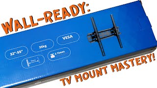 StepbyStep How to Wall Mount a 55 Inch TV with VESA 200x200 [upl. by Irrab]