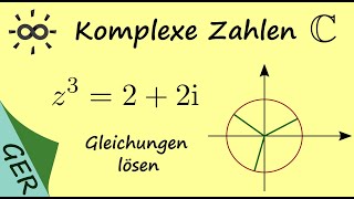 Komplexe Zahlen Gleichungen lösen  inklusive Beispielrechnung [upl. by Alyose]