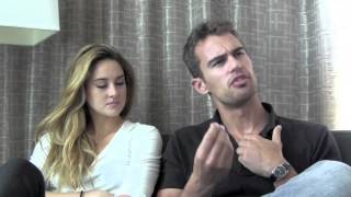 Divergent  Shailene Woodley amp Theo James Talk Divergent at SDCC [upl. by Armelda165]