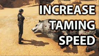 How to Increase Taming Speed Ark Survival Evolved Single Player Settings [upl. by Aivon]