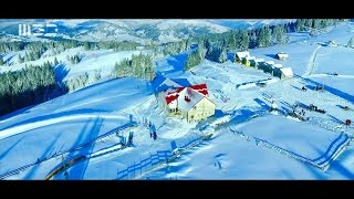 Vatra Dornei  The Pearl of Bucovina  Aerial Video  December 2016 [upl. by Atiseret212]