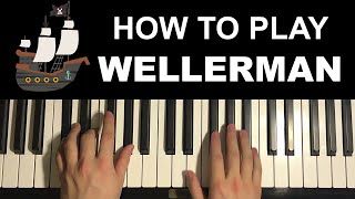 How To Play  The Wellerman Sea Shanty Piano Tutorial Lesson [upl. by Saturday]