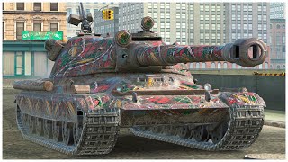 60TP Lewandowskiego • THREE BATTLES WoT Blitz [upl. by Lehcnom]