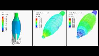 Blow Molding Process Simulation with SIMULIA Abaqus [upl. by Blakely460]