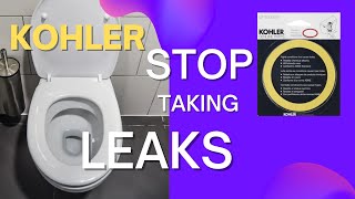 How to replace Kohler Toilet Seal and fix a running toilet Shorts [upl. by Mikel498]