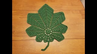 The quotAutumn Leafquot pt 1 Crochet Tutorial [upl. by Leeland]