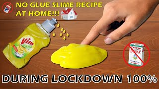 DIY DISH SOAP SLIME AT HOME💦 How to make slime with Vim dish soap and Flour No Glue or Borax😱 [upl. by Acinnor]