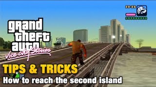 GTA Vice City Stories  Tips amp Tricks  How to reach the second island Vice City Beach [upl. by Koosis289]