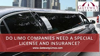 Do Limo companies need a special license and insurance [upl. by Riffle]