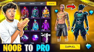 Free Fire Wasting 100000 Diamonds💎 In NOOB I’d To PRO😍💸 Bought EverythingGarena Free Fire [upl. by Cristiano983]