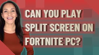 Can you play split screen on fortnite PC [upl. by Carmita919]