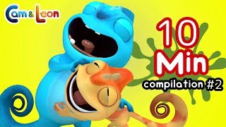 Funny Children Cartoon  10 Minutes Compilation 2  Cam amp Leon  Cartoon for Kids [upl. by Esenaj668]