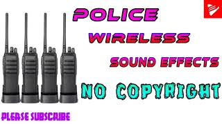 Police wireless sound  no copyright [upl. by Trebreh706]