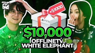 OFFLINETV 10000 WHITE ELEPHANT ft Valkyrae Fuslie Myth amp Starsmitten [upl. by Andromede]