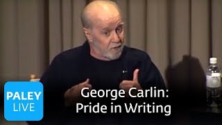 George Carlin  Pride in Writing Paley Center 2008 [upl. by Vanny432]