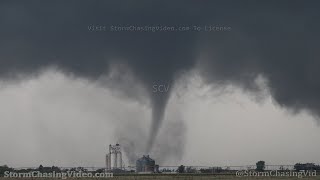 Amazing Tripoded Video of the tornado hitting Selden KS  5242021 [upl. by Burns]