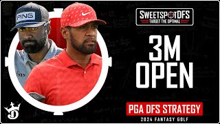 3M Open  SweetSpotDFS  PGA DFS Strategy [upl. by Freddi]