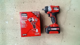 Ozito PXC 18V Brushless Impact Wrench review and test part 1 [upl. by Atneciv118]