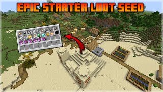 MINECRAFT EPIC STARTER LOOT SEED  Minecraft seed 1165 [upl. by Aldridge184]