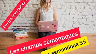 Études françaises S5 La sémantique les champs de la sémantique avec exemples [upl. by Llerrat]